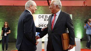 Rui Rio (PSD) e António Costa (PS)