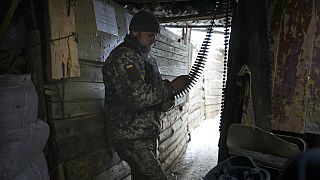 Ukrán katona a frontvonalon - súlyos károkat okozhatnak a nyugati fegyverek Oroszországnak