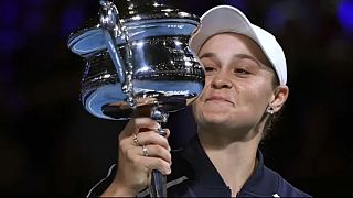 Ashleigh Barty wins Australian Open women's singles on home ground without losing a set