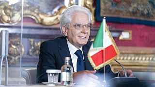 Il presidente della repubblica italiana Sergio Mattarella