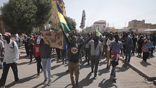 متظاهرون في الخرطوم