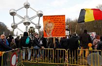 Cerca de 1600 pessoas voltaram aos protestos em Bruxelas