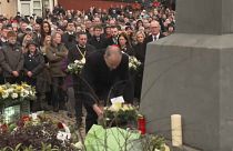 El primer ministro de Irlanda Michael Martin homenajeó a las víctimas