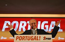 Rui Rio beim Eingeständnis seiner Wahlniederlage vor Anhängern in Lissabon