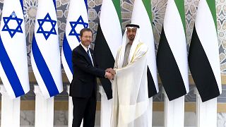 Visita storica del presidente di Israele Herzog negli Emirati Arabi Uniti