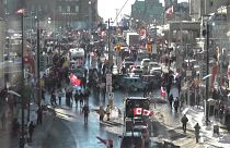 Kanada'da kamyoncu protestosu: Başkent Ottowa'da olağanüstü hal ilan edildi