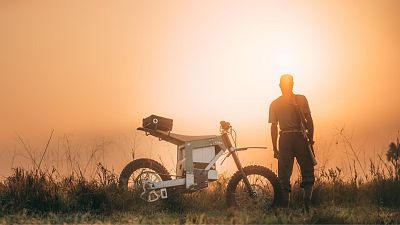 Swedish company CAKE partnered with anti-poaching rangers in Africa to develop an almost silent electric motorbike. Swedish company CAKE partnered with anti-poaching rangers in Africa to develop an almost silent electric motorbike.