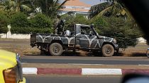 مركبة عسكرية في باماكو - مالي. 2013/11/27