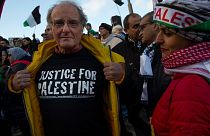 تظاهرات حامیان حقوق فلسطینی‌ها مقابل دیوان بین‌المللی کیفری سال ۲۰۱۹ هلند