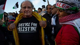 تظاهرات حامیان حقوق فلسطینی‌ها مقابل دیوان بین‌المللی کیفری سال ۲۰۱۹ هلند
