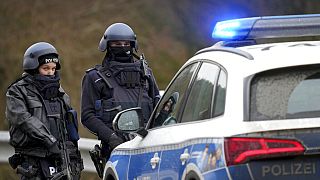 Einsatz nach tödlichen Schüssen auf Polizisten in Kusel in Rheinland-Pfalz