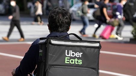 A Japanese court heard how an Uber Eats courier involved in a fatal accident was taking part in a timed challenge to make deliveries 