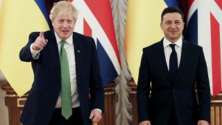 Primeiro-ministro do Reino com o Presidente da Ucrânia em Kyiv