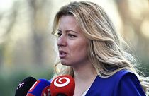Archív fotó: Zuzana Caputová szlovák államfő a londoni NATO-csúcson