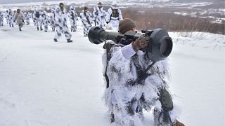 رزمایش سربازان اوکراین