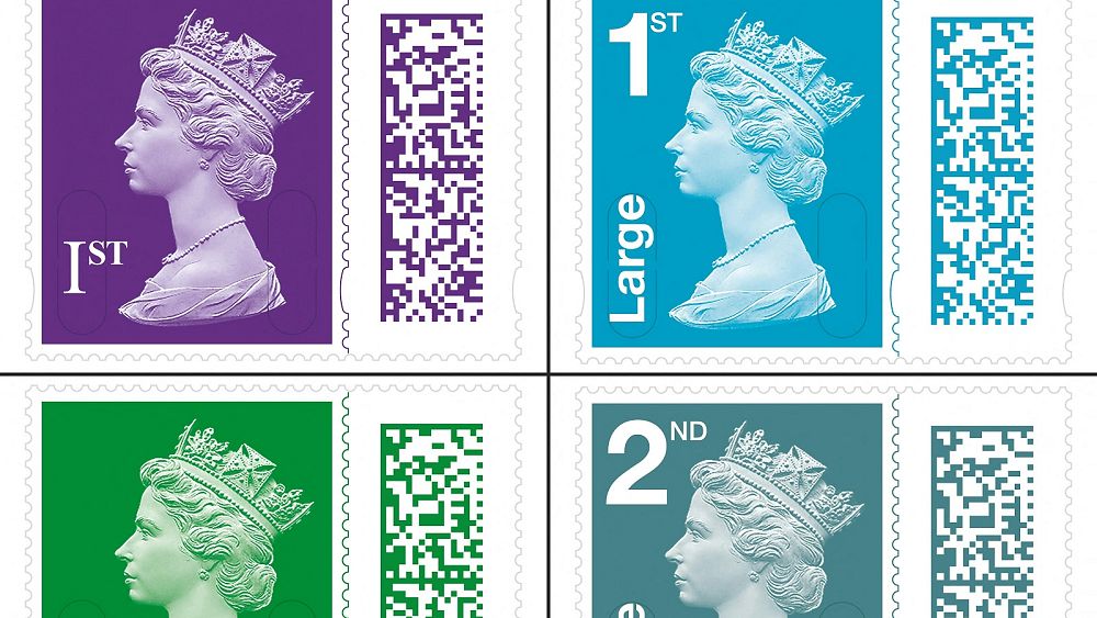 Royal Mail unveils new stamps with QR barcodes to allow people to watch