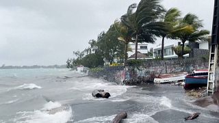 Strong winds, flooded roads as cyclone winds hit Mauritius and Reunion Island