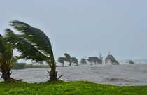 صورة من اعصار باتسيراي المداري.