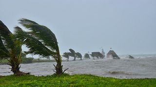صورة من اعصار باتسيراي المداري.