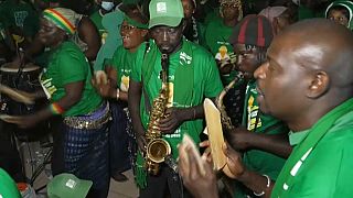 Senegal supporters celebrate place in the AFCON final