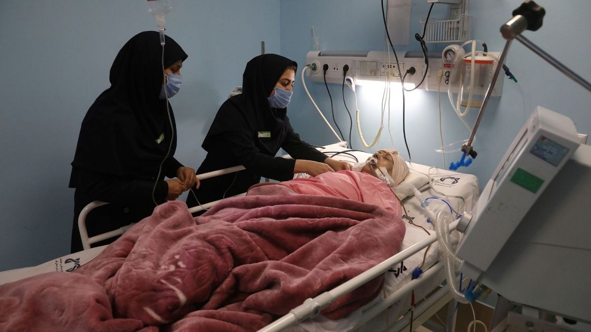یک بیمار مبتلا به کرونا در ایران