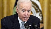 US-Präsident Joe Biden im Januar 2022. Er ordnete den jüngsten Militärschlag in Syrien an