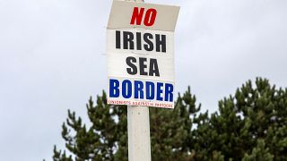 Protest gegen Grenzkontrollen in der Irischen See