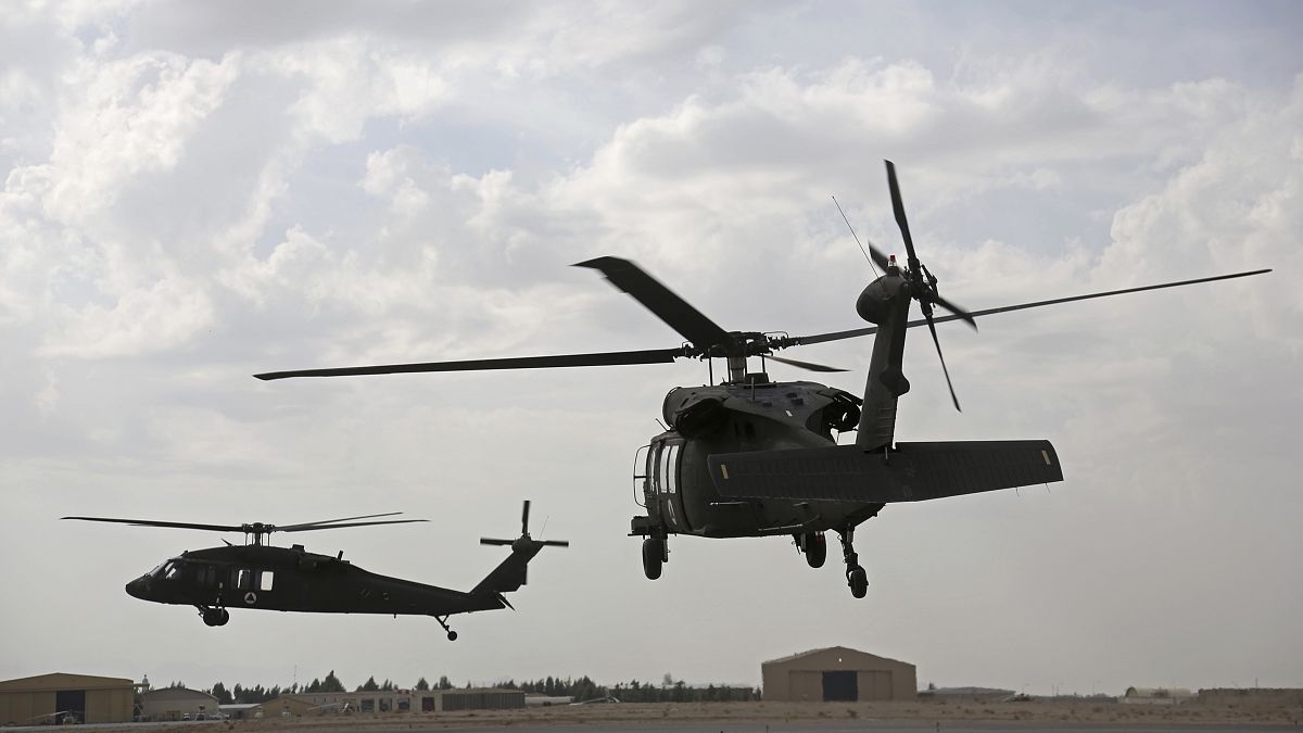هلی‌کوپترهای بلک هاوک آمریکا در زاگرب