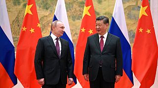 Rusya Devlet Başkanı Putin ile Çin Devlet Başkanı Şi Çin'de bir araya geldi