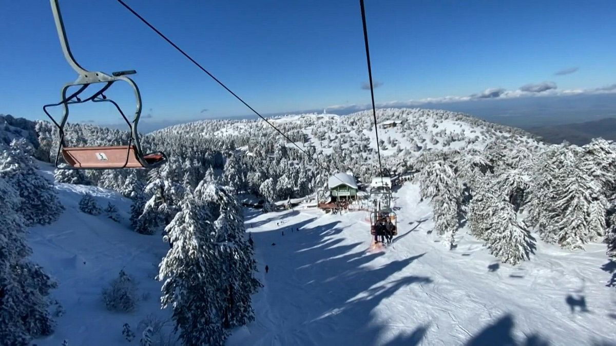 The Troodos mountains is the largest mountain range in Cyprus