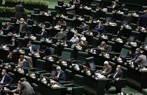مشرعون إيرانيون في البرلمان - في طهران. 2021/12/12
