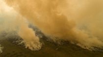 حريق يلتهم منطقة بالقرب من بوكوني - ولاية ماتو غروسو، البرازيل. 2020/09/11