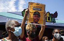 Manifestation en hommage à Moïse Kabagambe, jeune Congolais assassiné à Rio - photo du 05/02/2022