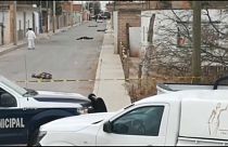 Capture d'écran d'une vidéo de l'agence AP - scène de crime près de Fresnillo (Etat de Zapatecas, Mexique), le 05/02/2022