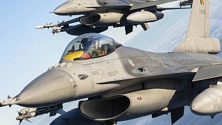 A NATO F-16-os vadászgépei