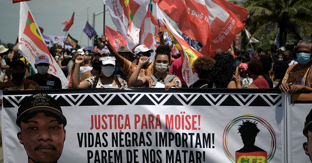 Demonstrators protest murder of Congolese refugee in Brazil - Vimarsana News