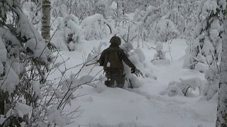 Soldados de la OTAN entrenan en Estonia para adaptarse al frío