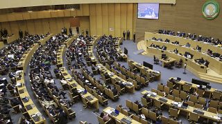 رؤساء الدول الأفريقية الدورة العادية 35 لمؤتمر الاتحاد الأفريقي في أديس أبابا - إثيوبيا. 2022/02/05