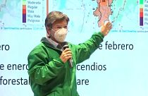 La alcaldesa de Bogotá anuncia la alerta ambiental, 6/2/2022, Bogotá, Colombia