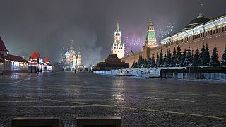 ساحة الكرملين وسط العاصمة الروسية موسكو