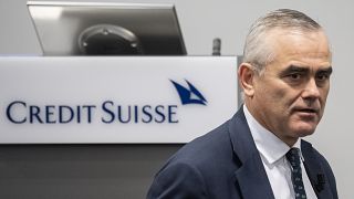 توماس جوتشتاين، الرئيس التنفيذي الجديد لبنك كريدي سويس السويسري، في زيورخ  سويسرا.
