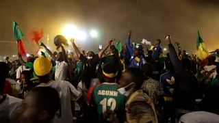 Senegalese celebrate first Africa Cup of Nations victory in Dakar
