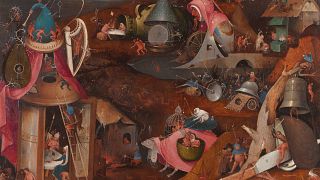 Hieronymus Bosch: Gyönyörök kertje (részlet)