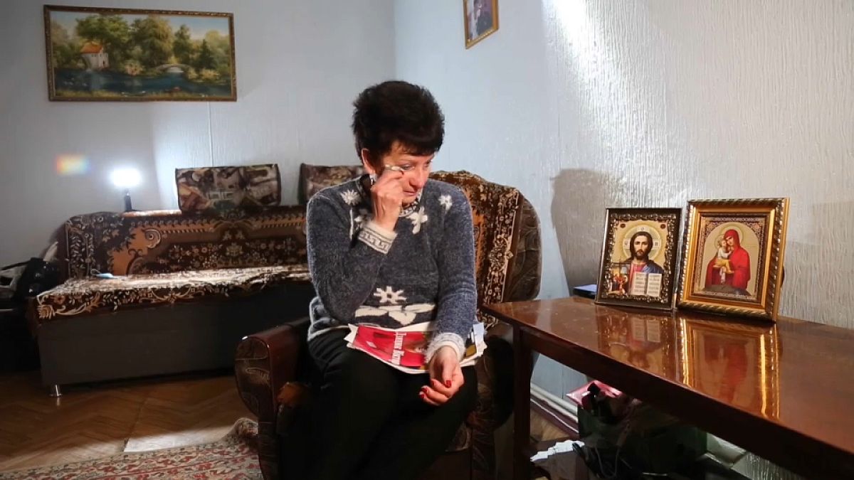 'No-one wants more war': Mother of jailed son makes emotional appeal from eastern Ukraine