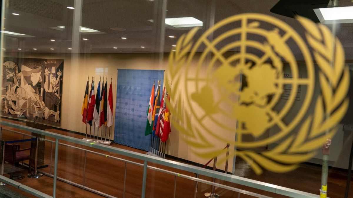 غرفة مجلس الأمن، في مقر الأمم المتحدة، نيويورك، الولايات المتحدة الأمريكية.
