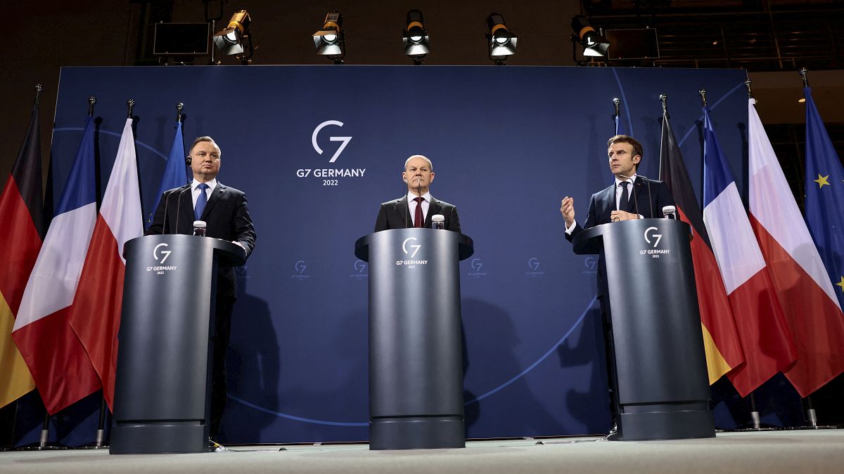 Scholz, Duda und Macron trafen sich in Berlin