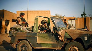 Французские военные в Гао, Мали 10 февраля 2013