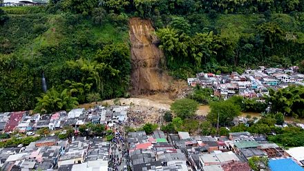 Many killed, injured in mudslide in west Colombia