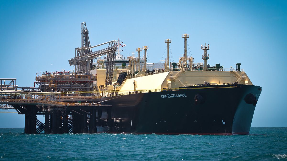 Erdgasfrachtschiff (Aufnahme aus dem Jahre 2016)