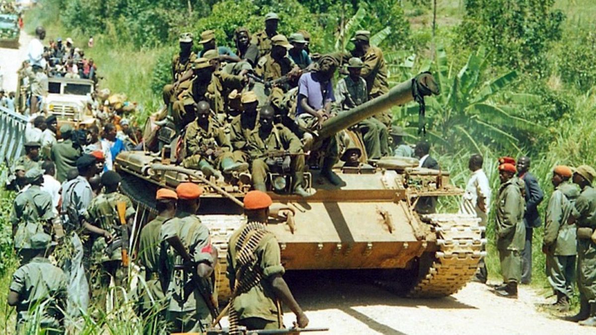 DKC'den çekilen Ugandalı askerler